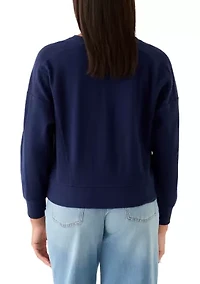 Women's Cozy Knit Crew Neck Sweater