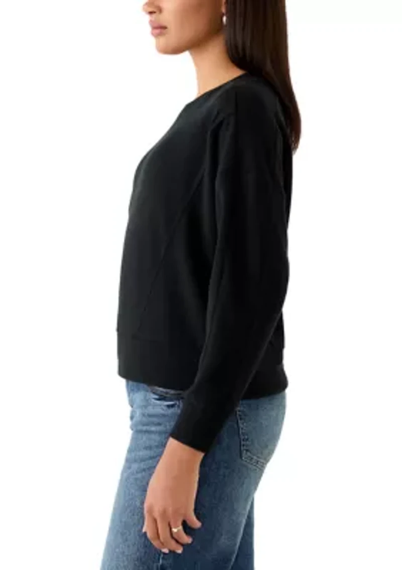 Women's Cozy Knit Crew Neck Sweater