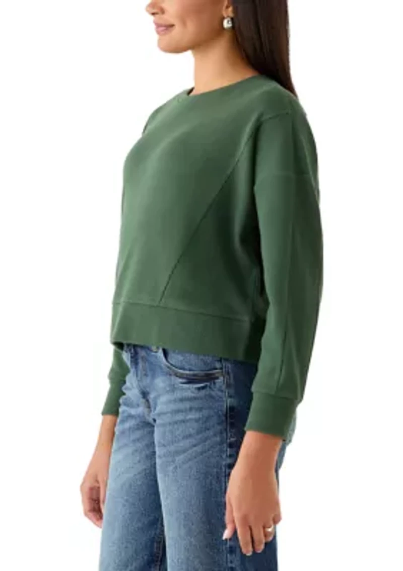 Women's Cozy Knit Crew Neck Sweater