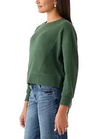 Women's Cozy Knit Crew Neck Sweater