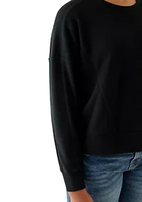 Women's Cozy Knit Crew Neck Sweater