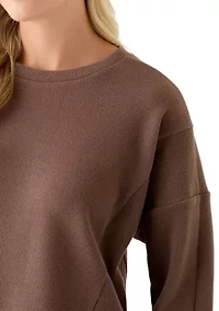 Women's Cozy Knit Crew Neck Sweater