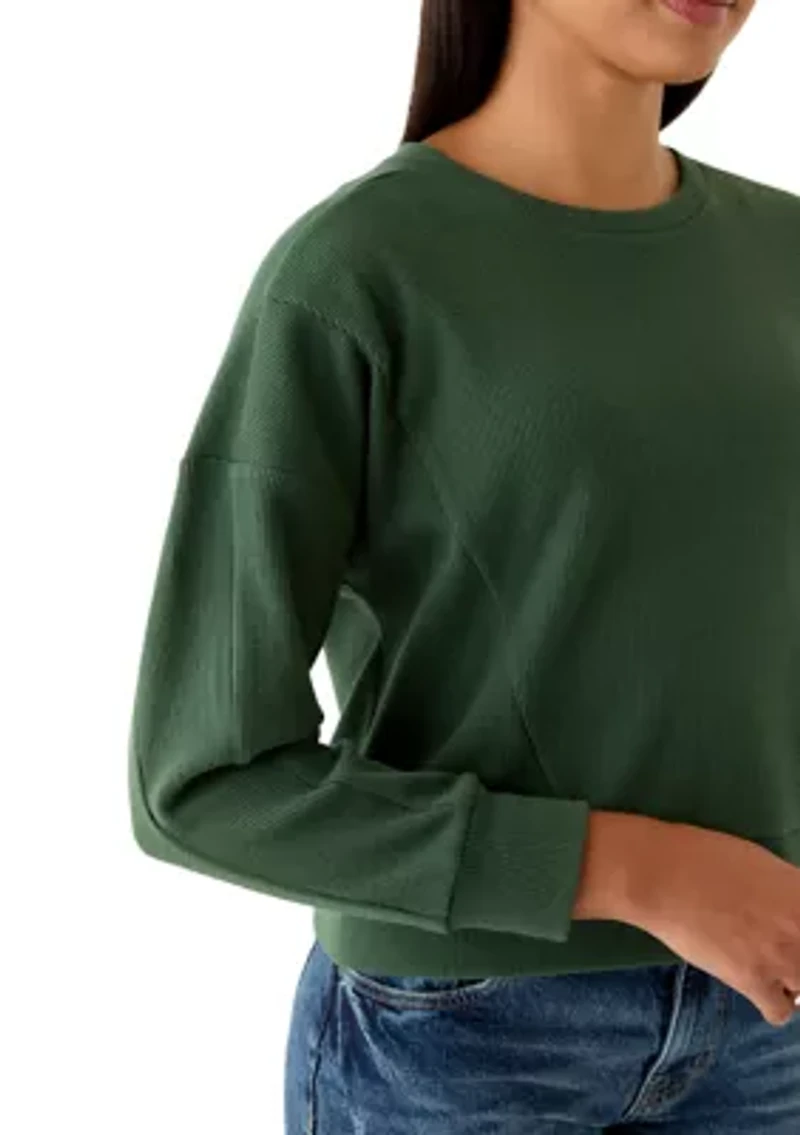 Women's Cozy Knit Crew Neck Sweater
