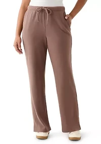 Women's Cozy Knit Wide Leg Pants