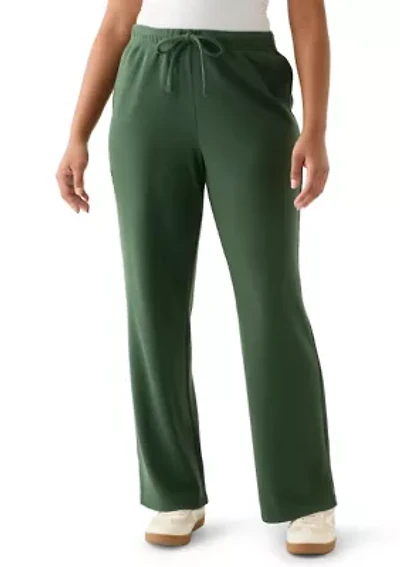 Women's Cozy Knit Wide Leg Pants