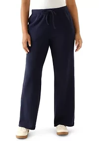 Women's Cozy Knit Wide Leg Pants