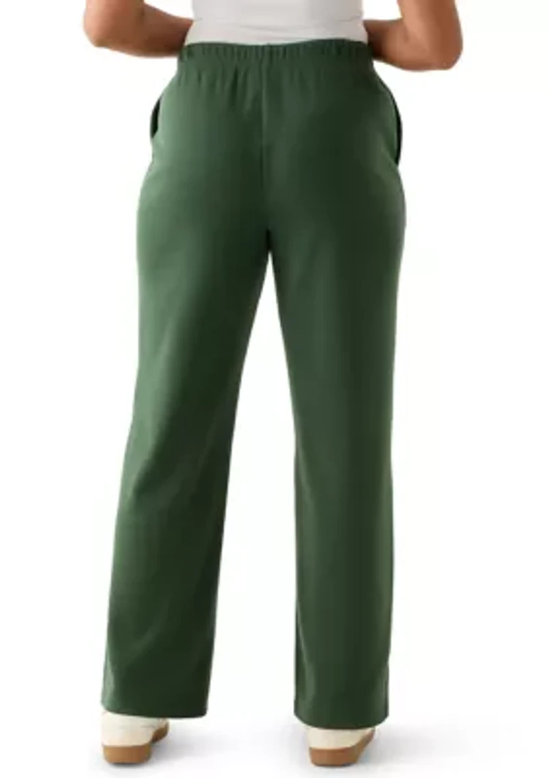 Women's Cozy Knit Wide Leg Pants