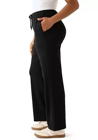 Women's Cozy Knit Wide Leg Pants