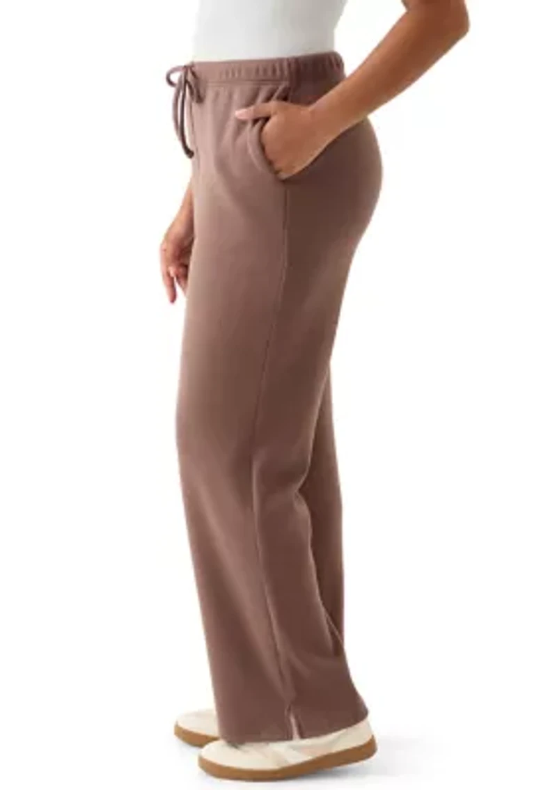 Women's Cozy Knit Wide Leg Pants