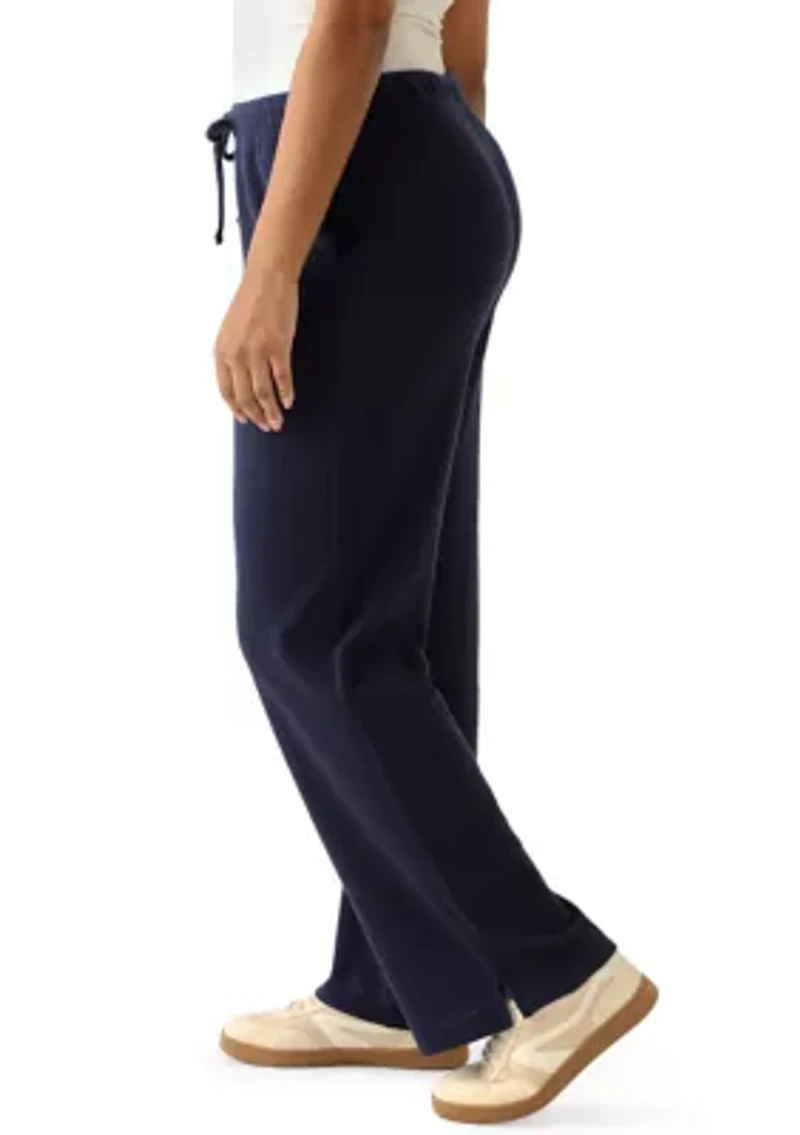 Women's Cozy Knit Wide Leg Pants