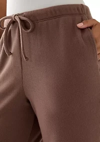 Women's Cozy Knit Wide Leg Pants