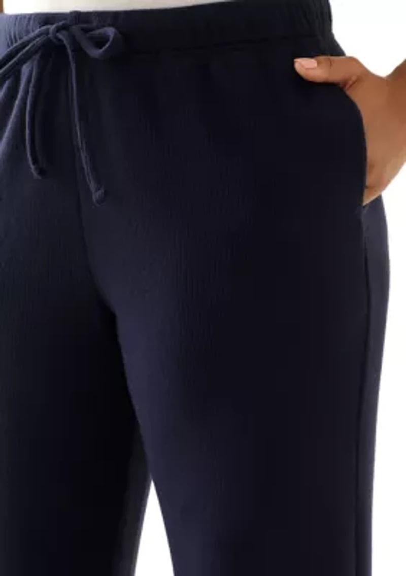 Women's Cozy Knit Wide Leg Pants