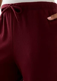 Women's Cozy Knit Wide Leg Pants