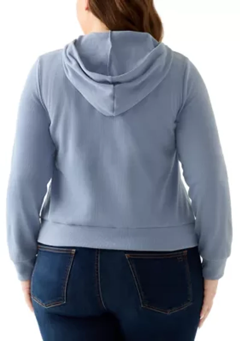 Plus Thermal Hacci Zip Jacket