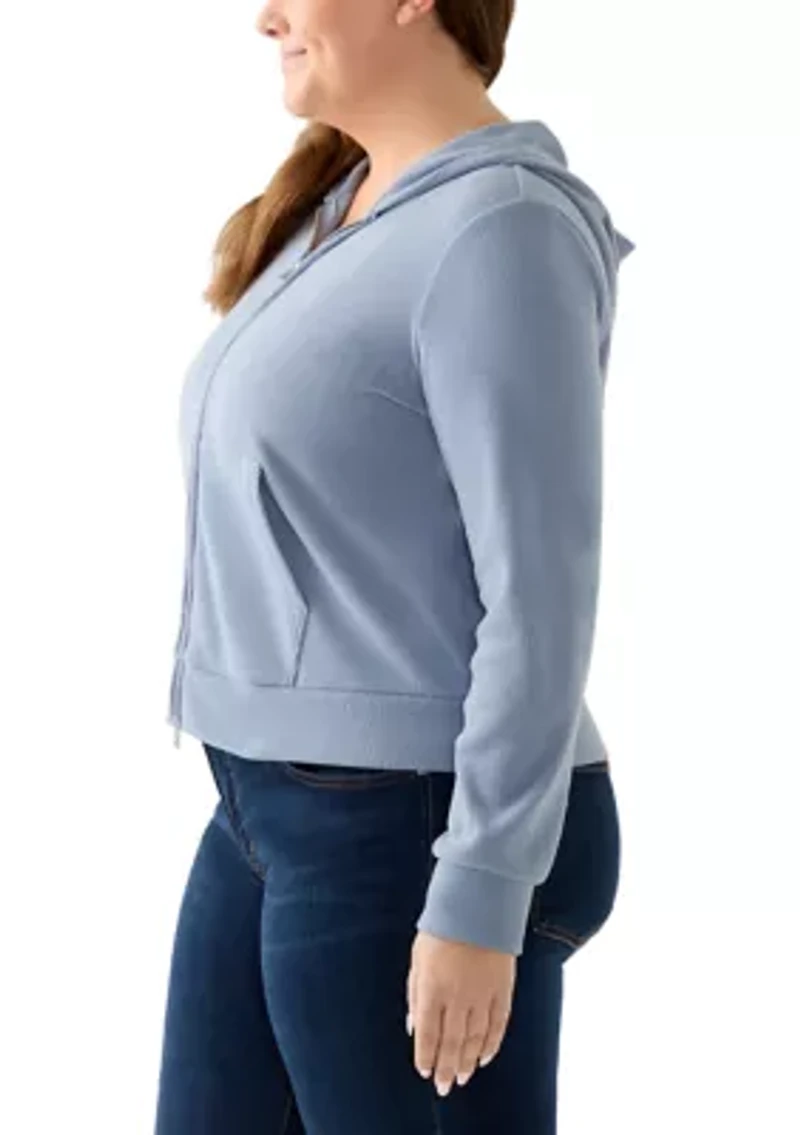 Plus Thermal Hacci Zip Jacket