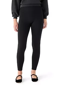 Women's Seamless Ribbed Pull On Leggings