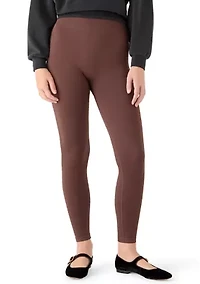 Women's Seamless Ribbed Pull On Leggings