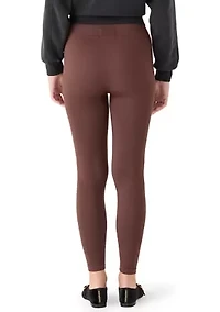 Women's Seamless Ribbed Pull On Leggings