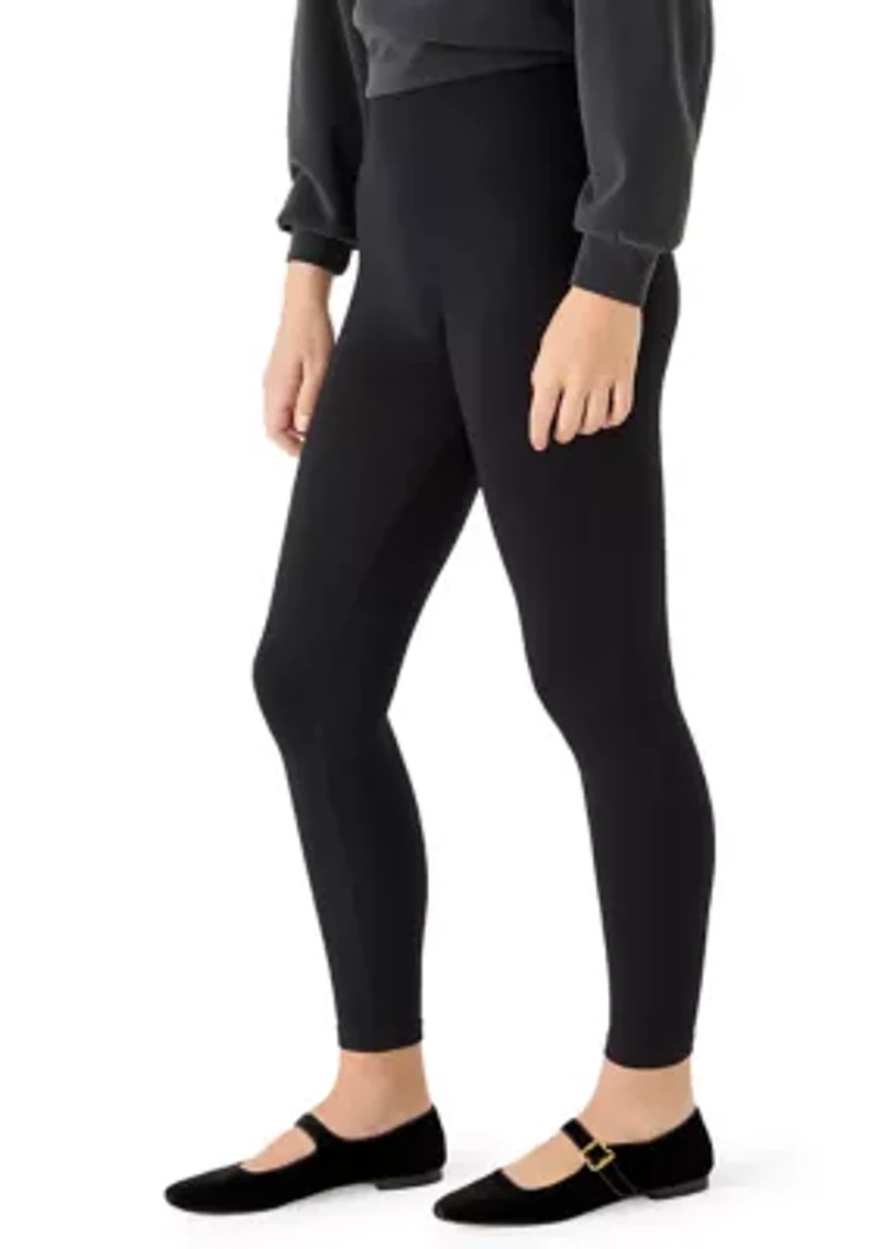 Women's Seamless Ribbed Pull On Leggings