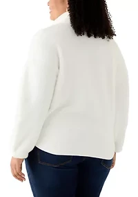 Plus Snap Front Sherpa Jacket