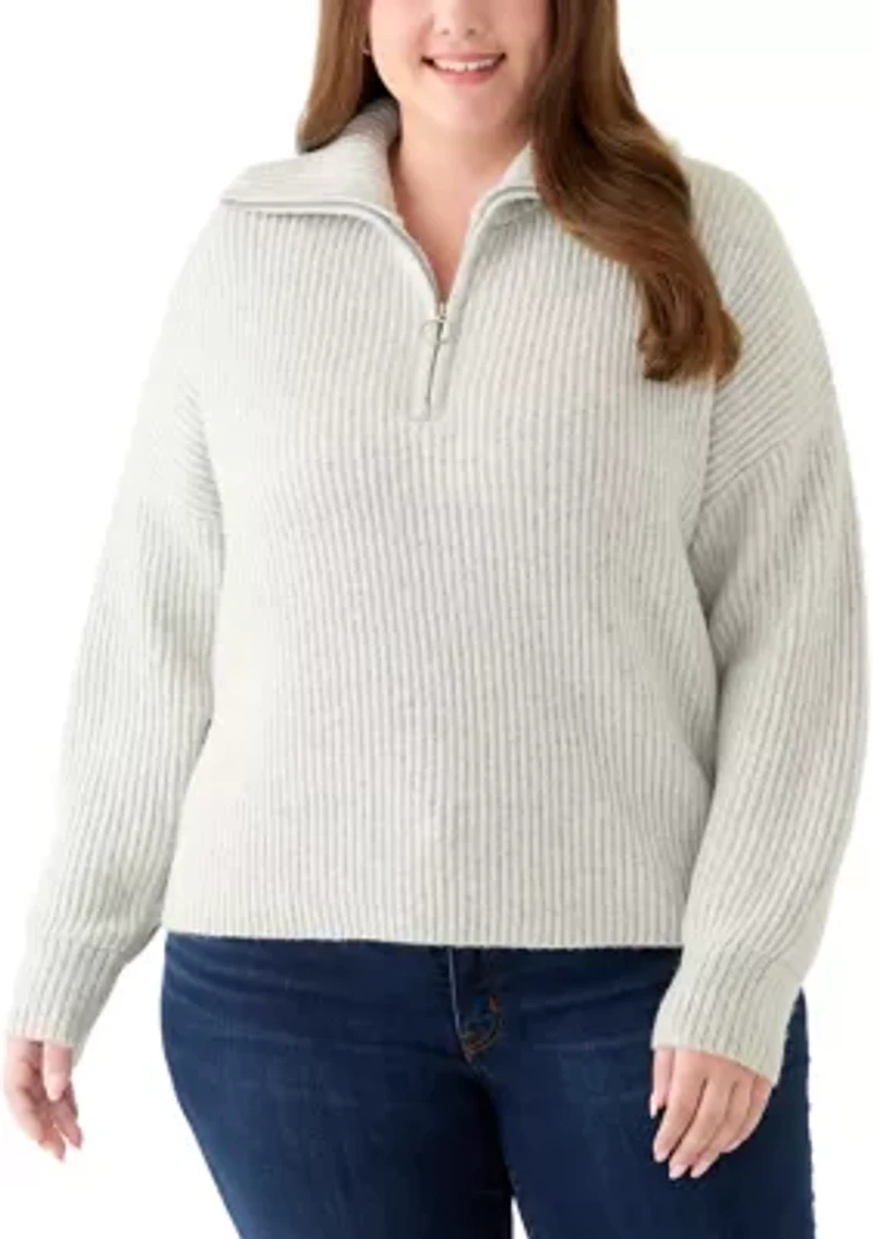 Plus 1/4 Zip Pullover