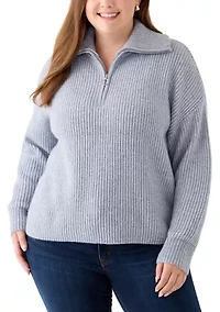 Plus 1/4 Zip Pullover
