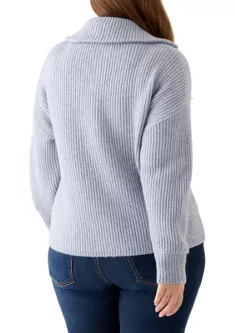 Plus 1/4 Zip Pullover