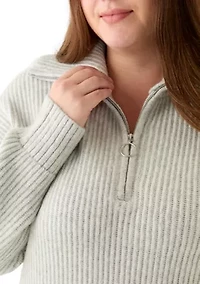 Plus 1/4 Zip Pullover