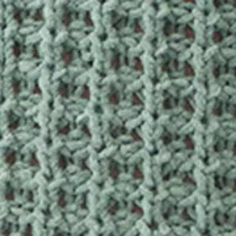 Plus Waffle Knit Chenille Pullover Sweater