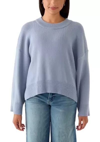 Women's Long Sleeve Crew Neck Sweater