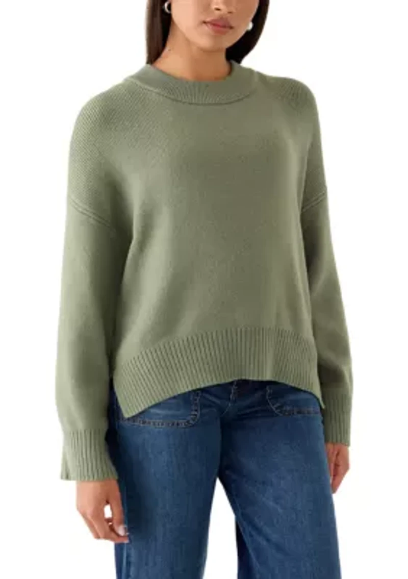 Women's Long Sleeve Crew Neck Sweater