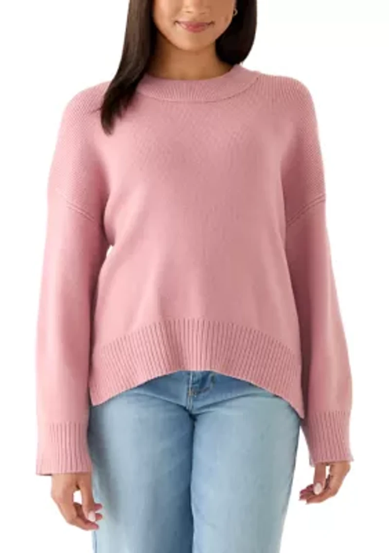 Women's Long Sleeve Crew Neck Sweater