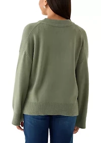 Women's Long Sleeve Crew Neck Sweater