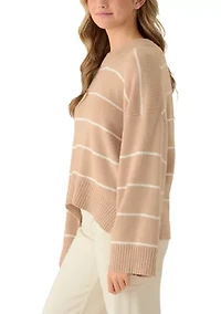 Women's Long Sleeve Crew Neck Sweater