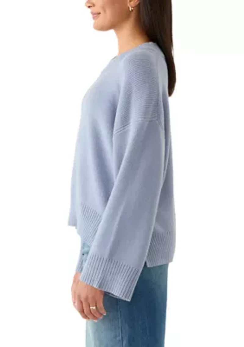 Women's Long Sleeve Crew Neck Sweater