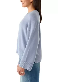 Women's Long Sleeve Crew Neck Sweater