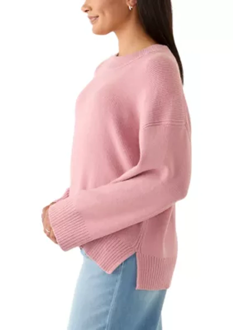 Women's Long Sleeve Crew Neck Sweater
