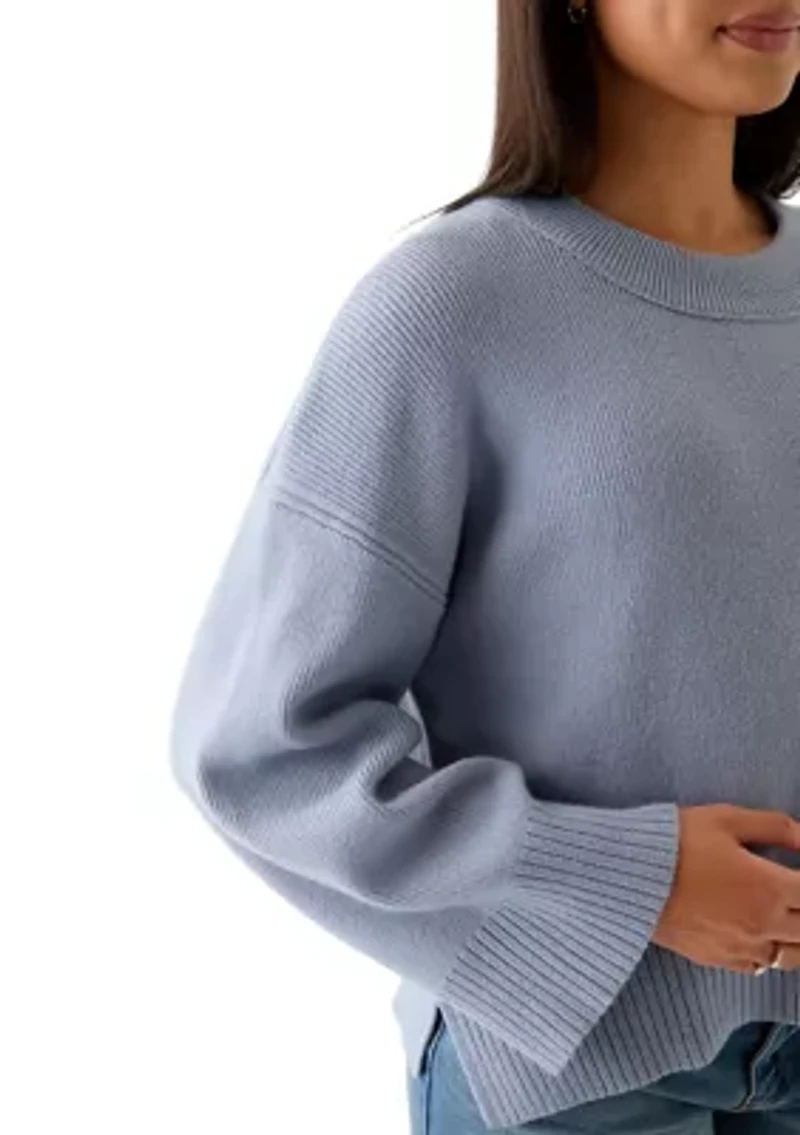 Women's Long Sleeve Crew Neck Sweater