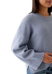 Women's Long Sleeve Crew Neck Sweater