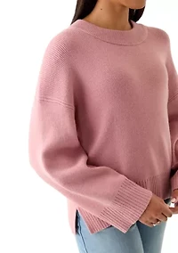 Women's Long Sleeve Crew Neck Sweater