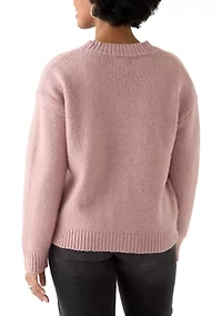 Women's V-Neck Button Front Cardigan