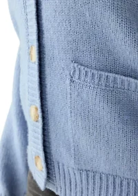 Women's V-Neck Button Front Cardigan