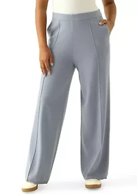 Women's Sweater Pants with Piping