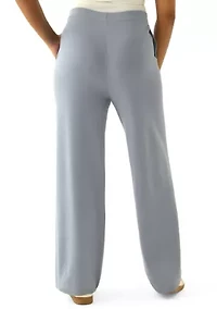 Women's Sweater Pants with Piping