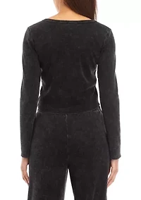 Women's Mineral Wash Cardigan