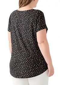 Plus Short Sleeve Printed T-Shirt
