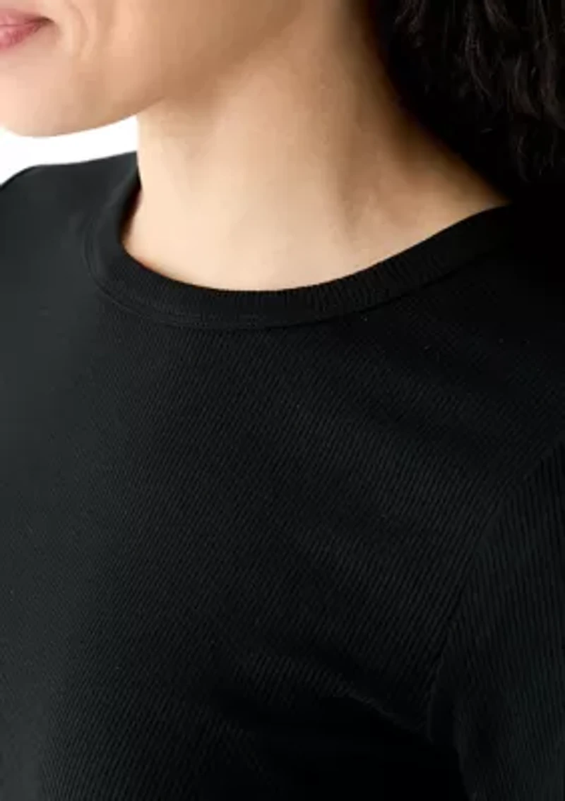 Women's Ribbed Knit Top