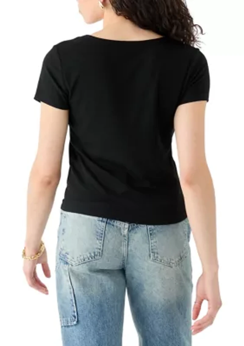 Women's Ribbed Knit Top