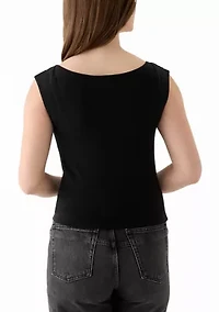 Women's Boat Neck Tank Top