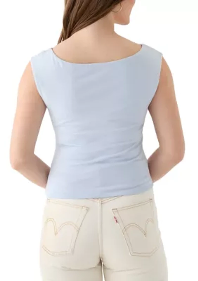 Women's Boat Neck Tank Top